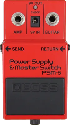 PSM-5 Power Supply & Master Switch Guitar Pedal By BOSS