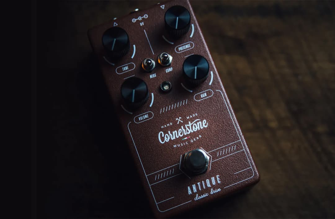 Antique Classic Drive Guitar Pedal By Cornerstone Music Gear