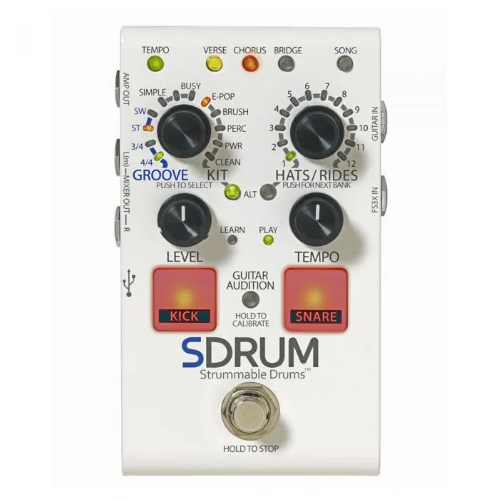 SDRUM Guitar Pedal By DigiTech