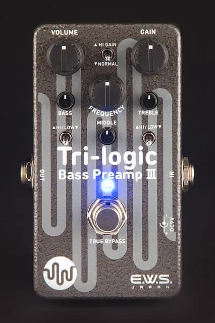 Tri-Logic Bass Preamp 3 Guitar Pedal By EWS