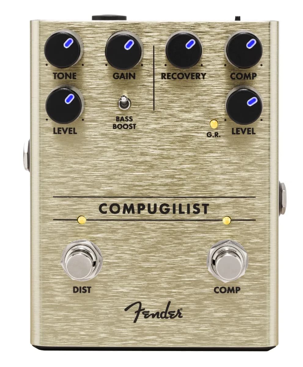Compugilist Compressor/Distortion Guitar Pedal By Fender