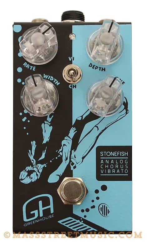 Stonefish Chorus Vibrato Guitar Pedal By Greenhouse Effects