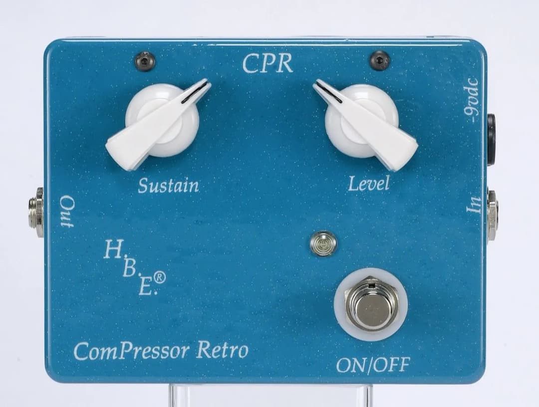 Compressor Retro Guitar Pedal By H.B.E