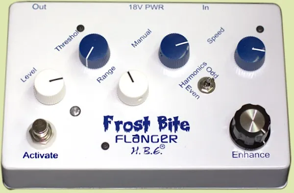 Frost Bite Flanger Guitar Pedal By H.B.E