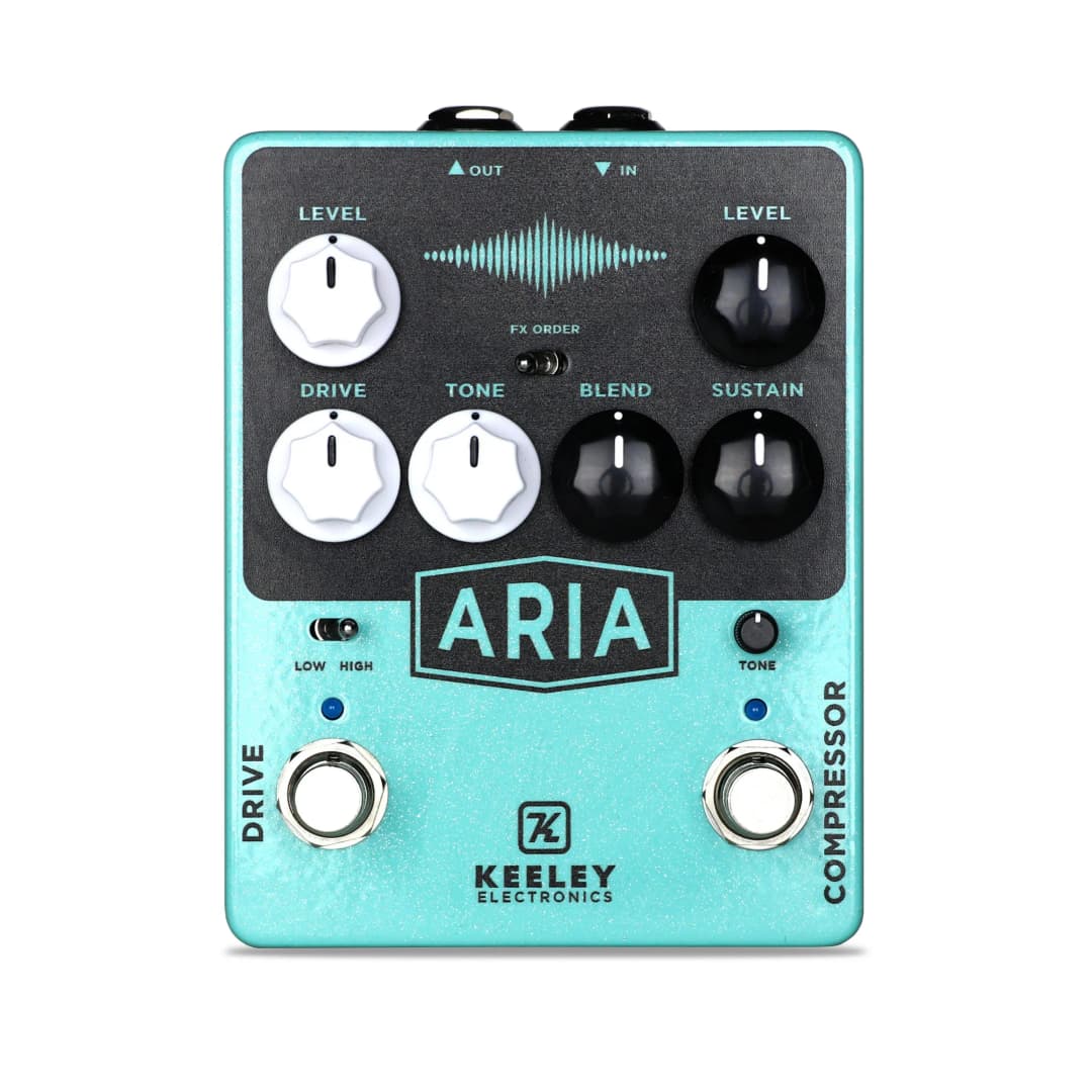 Aria Compressor Drive Guitar Pedal By Keeley