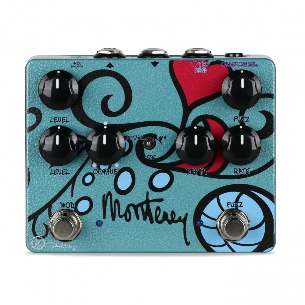 Monterey Rotary Fuzz Vibe Guitar Pedal By Keeley