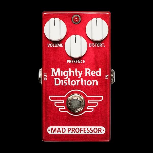 Mighty Red Distortion Guitar Pedal By Mad Professor