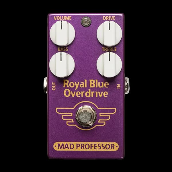 Royal Blue Overdrive Guitar Pedal By Mad Professor