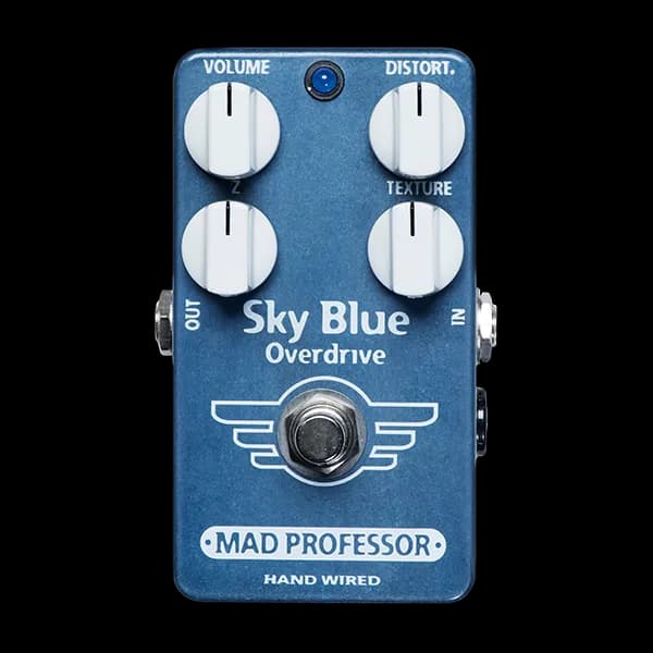 Sky Blue Overdrive Guitar Pedal By Mad Professor