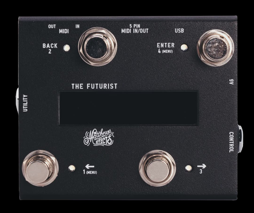 The Futurist Guitar Pedal By Matthews Effects
