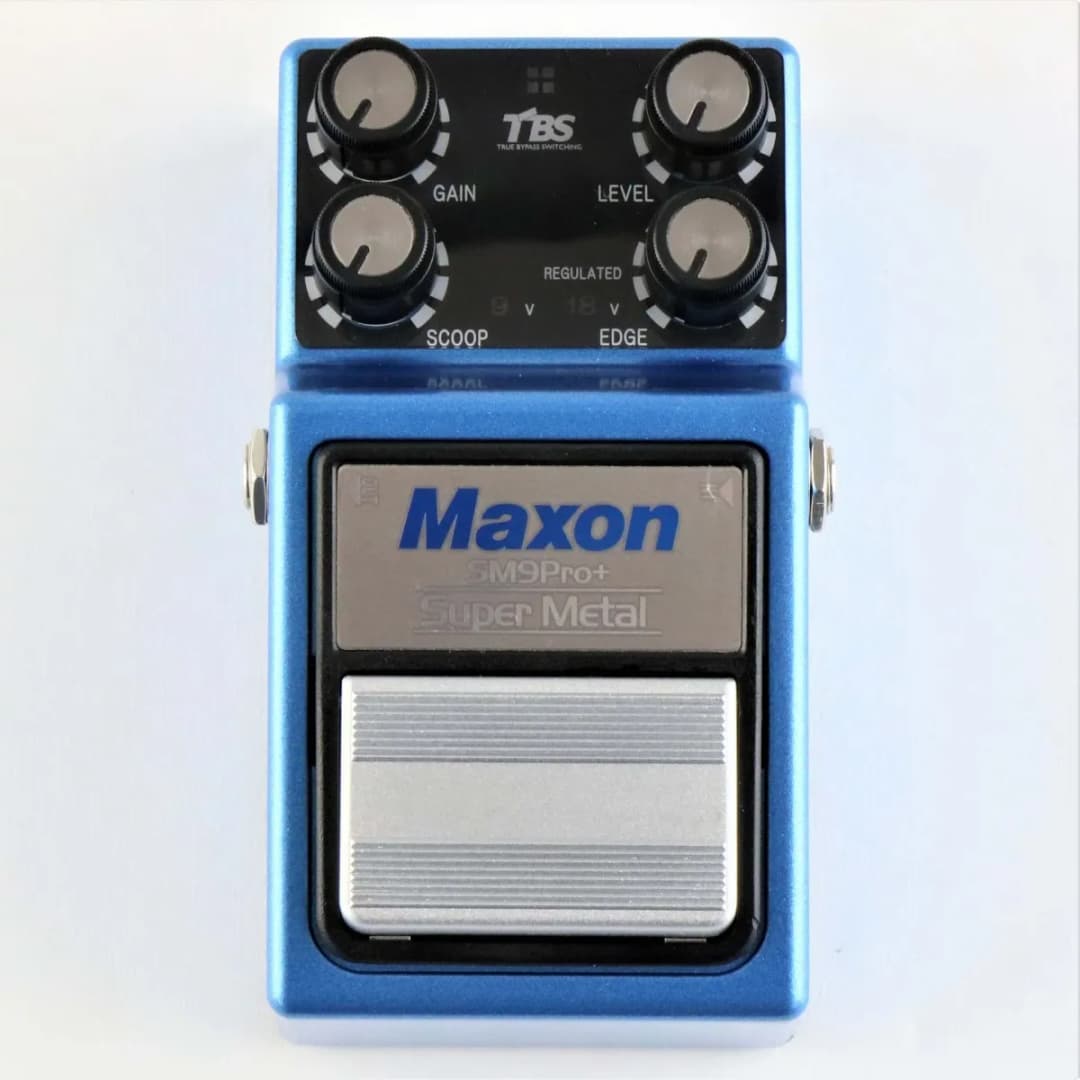 SM-9 Pro+ Super Metal Guitar Pedal By Maxon