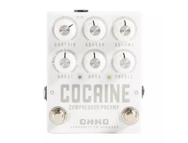 Cocaine Compressor Preamp Guitar Pedal By Okko