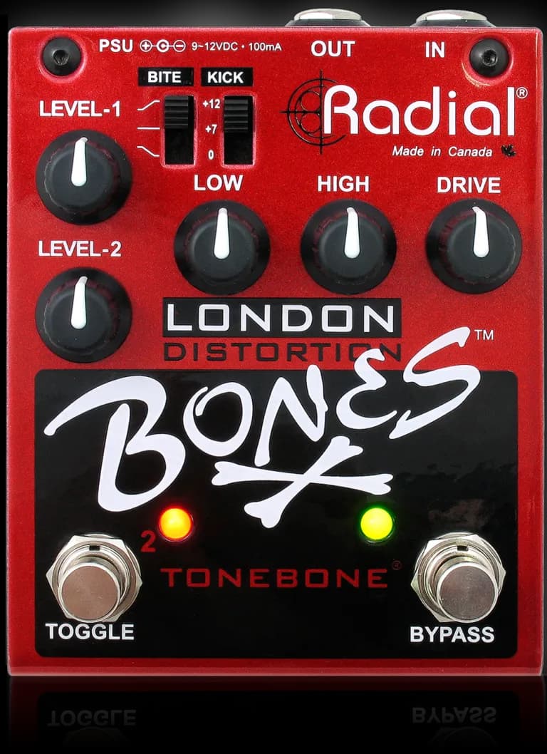 Bones London Guitar Pedal By Radial