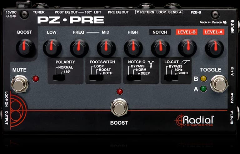 Tonebone PZ-Pre Guitar Pedal By Radial