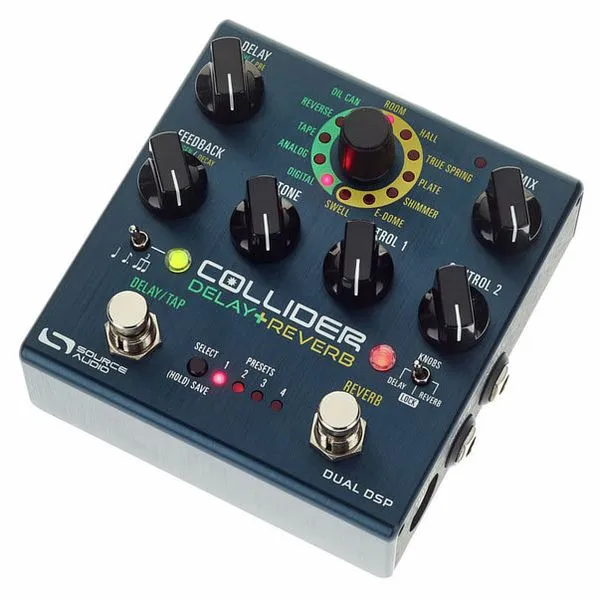 Collider Delay+Reverb Guitar Pedal By Source Audio