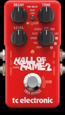 Hall Of Fame 2 Reverb Guitar Pedal By TC Electronic
