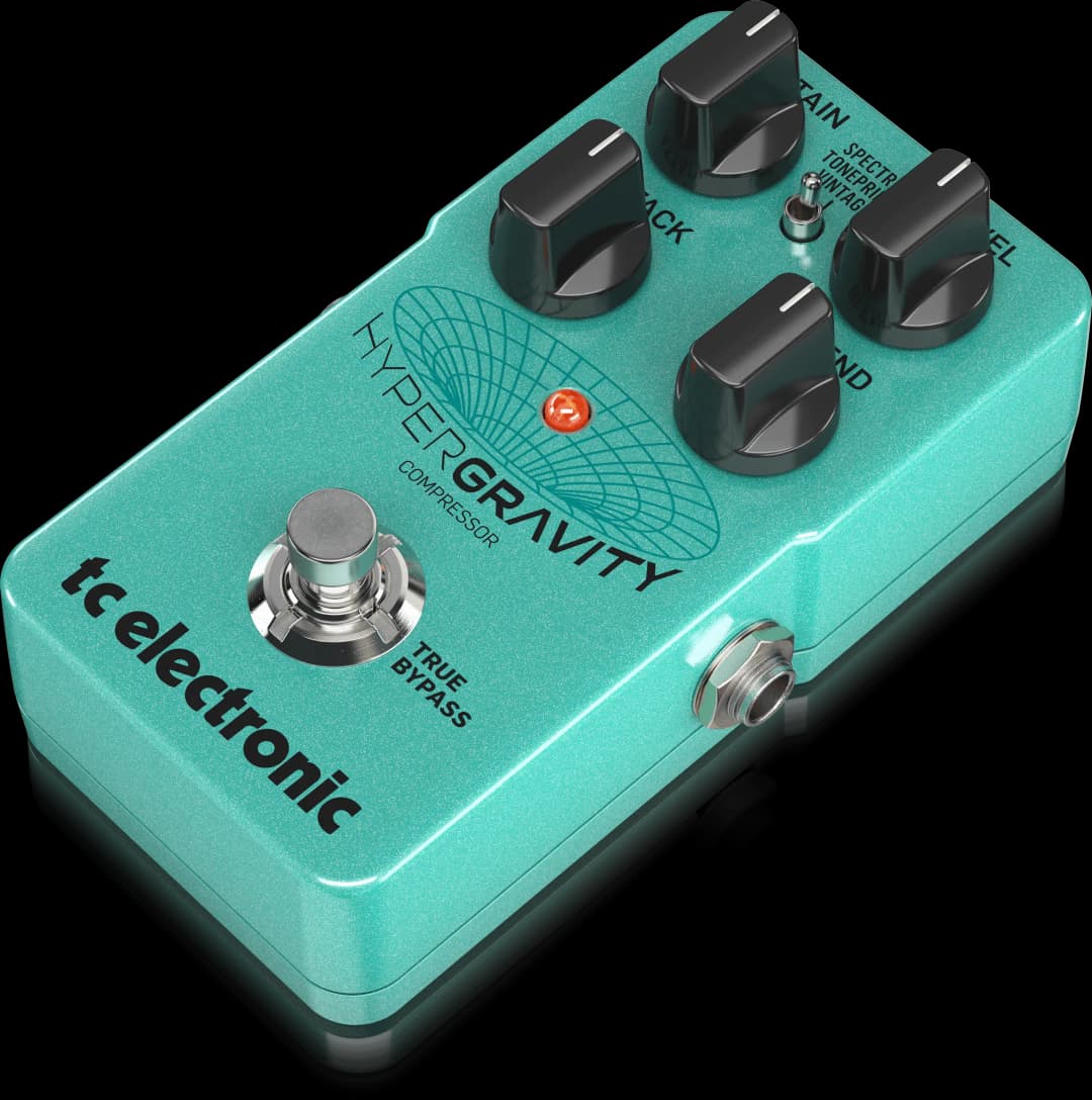 HyperGravity Compressor Guitar Pedal By TC Electronic