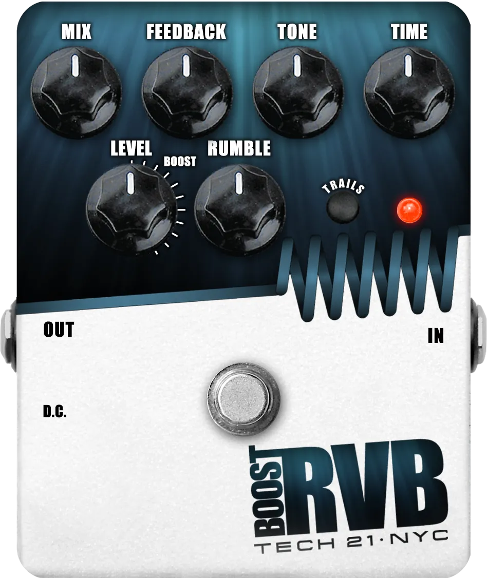 Boost R.V.B. Guitar Pedal By Tech 21