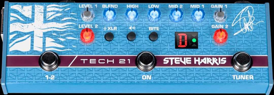 Steve Harris SH1 Signature SansAmp Guitar Pedal By Tech 21