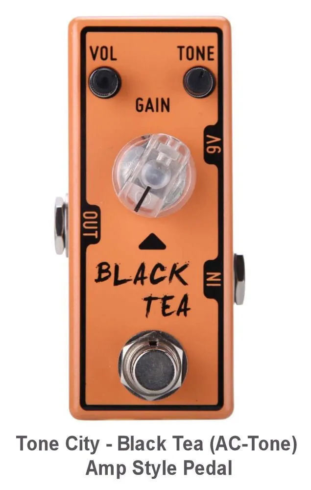 Black Tea Guitar Pedal By Tone City