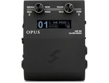 Opus Amp Simulator and DynIR Engine Pedal Guitar Pedal By Two Notes