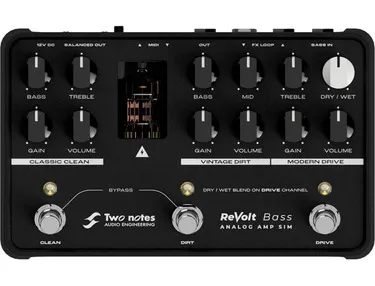 ReVolt Bass Preamp Pedal Guitar Pedal By Two Notes