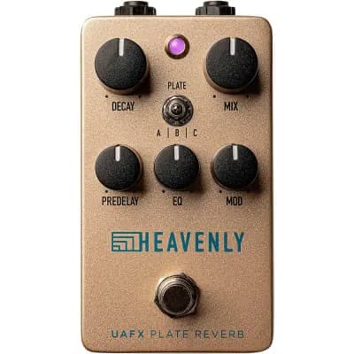 Heavenly Plate Reverb Guitar Pedal By Universal Audio
