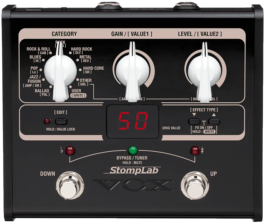 StompLab IIG Modeling Guitar Effect Processor Guitar Pedal By Vox