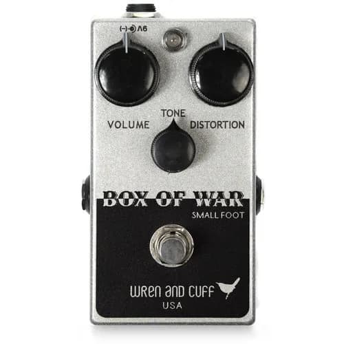 Small Foot Box of War Guitar Pedal By Wren and Cuff